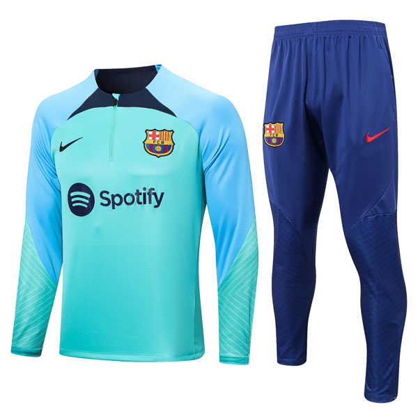 Sweatshirts Barcelona 2022-2023 Grün Blau